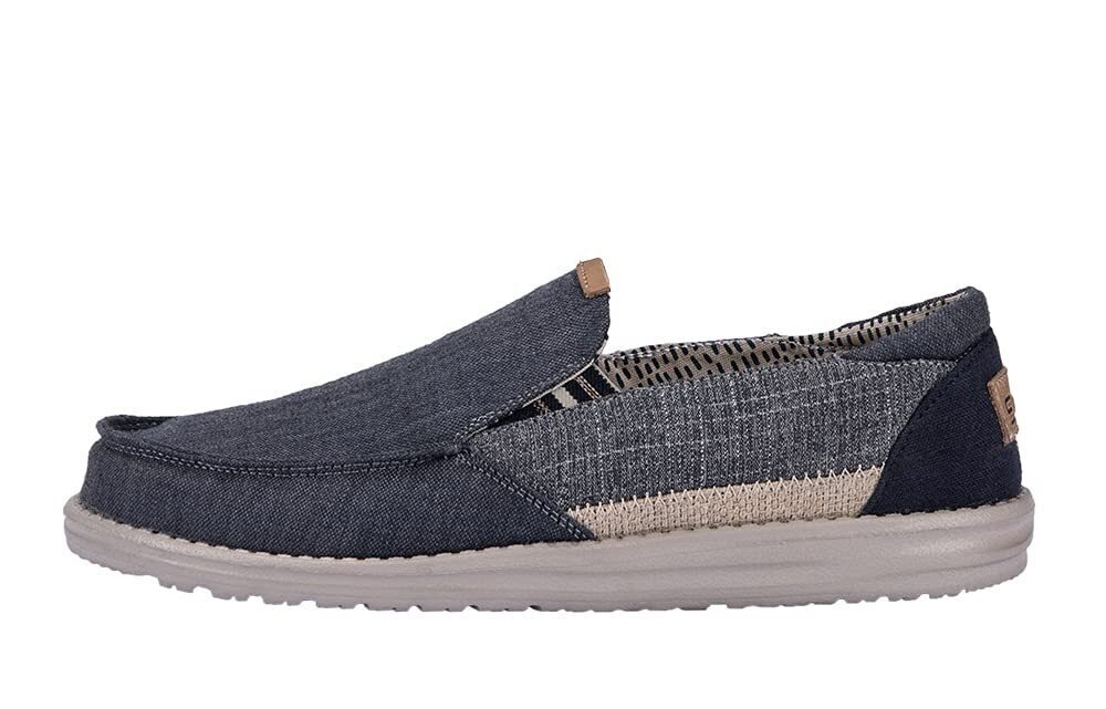 Hey Dude Thad Chambray - Ombre Blue Men's Casual Loafer - Size 7/40 - Blue